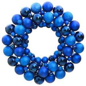 vidaXL Vianočn&yacute; veniec modr&yacute; 45 cm polystyr&eacute;n