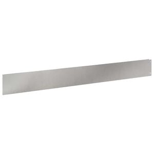 vidaXL Obrubn&iacute;k tr&aacute;vnika 10 ks 100 x 12 cm Oceľ Strieborn&aacute;