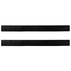 vidaXL Samolepiace tesnenia dver&iacute; s kefou 2 pcs Biela 100 cm