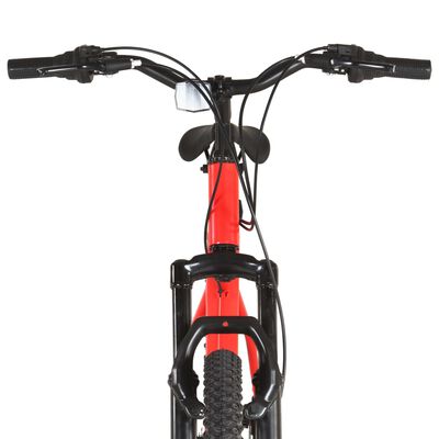 vidaXL Horský bicykel 21 rýchlostí 29" koleso 58 cm rám červený