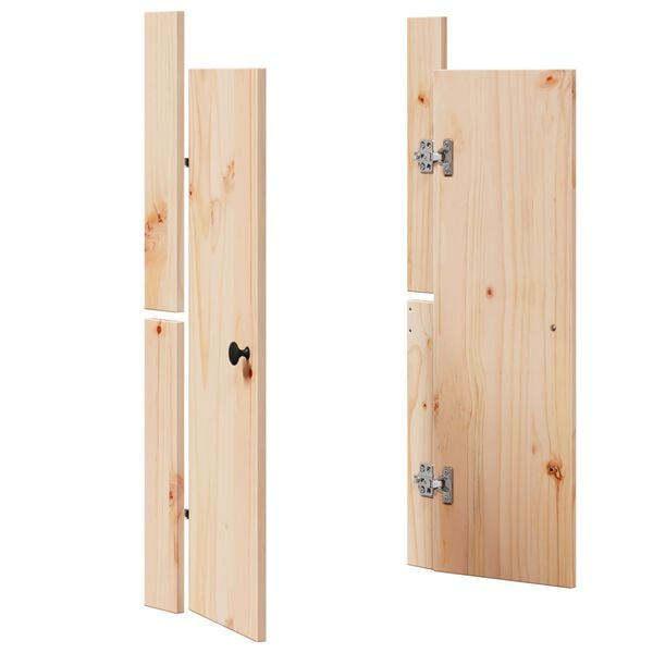 vidaXL Kuchynsk&eacute; dvere MEPPEL 2 pcs Kr&eacute;mov&aacute; 50 x 9 x 82 cm