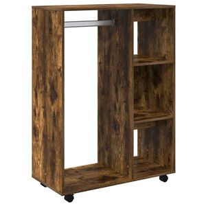 vidaXL &Scaron;atn&iacute;k dymov&yacute; dub 80x40x110 cm spracovan&eacute; drevo