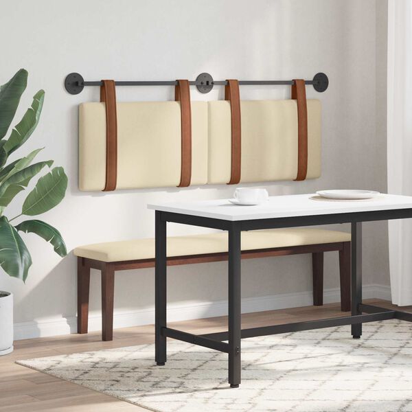 vidaXL Z&aacute;vesn&aacute; Čel&aacute; N&aacute;stenn&yacute; Kr&eacute;mov&aacute; 130 x 55 x 5 cm Antik PU