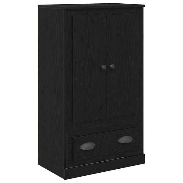 vidaXL Highboard Čierny dub 60 x 35,5 x 103,5 cm Kompozitn&eacute; drevo