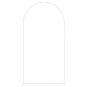 vidaXL Svadobn&yacute; obl&uacute;k Biela 100 x 39 x 200 cm Oceľ