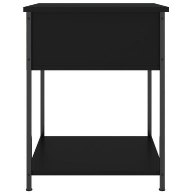 vidaXL Nočné stolíky 2 ks čierne 44x45x58 cm kompozitné drevo