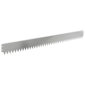 vidaXL Obrubn&iacute;k tr&aacute;vnika 30 ks 103 x 10 cm Oceľ Strieborn&aacute;