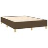 vidaXL Boxspring posteľ s matracom tmavohned&aacute; 140x190 cm l&aacute;tka