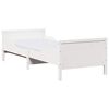 vidaXL R&aacute;m postele s predĺžiteľn&yacute;m matracom Biela 80 x 200 cm