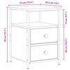 vidaXL Nočný stolík dub artisan 34x35,5x50 cm kompozitné drevo