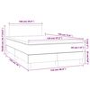 vidaXL Boxspring posteľ s matracom, tmavozelen&aacute; 120x190cm, zamat