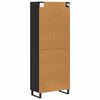 vidaXL Highboard 2 pcs Čierny dub 69,5 x 34 x 180 cm