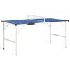 vidaXL 1,5-metrov&yacute; pingpongov&yacute; st&ocirc;l so sieťkou 152x76x66 cm modr&yacute;