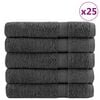 vidaXL Pr&eacute;miov&eacute; uter&aacute;ky do sauny SOLUND 25ks antracit 80x200cm 600g/m2