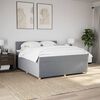vidaXL Boxspring posteľ s matracom bledosiv&aacute; 180x200 cm l&aacute;tka