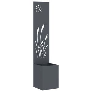 vidaXL Z&aacute;hradn&aacute; clona na s&uacute;kromie Rezac&iacute; Antracit 32 x 150 cm