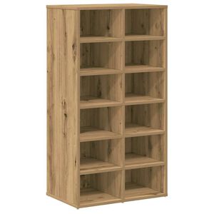 vidaXL ve&scaron;iak na top&aacute;nky Artisan Dub 54x34x100,5 cm Kon&scaron;trukčn&eacute; drevo