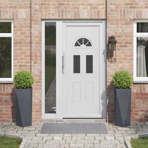 vidaXL Hrant&iacute;k 2 pcs Antracit 30 x 30 x 75 cm Oceľ