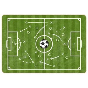 vidaXL Detsk&yacute; koberec zelen&yacute; 160x230 cm futbal um&yacute;vateľn&yacute;