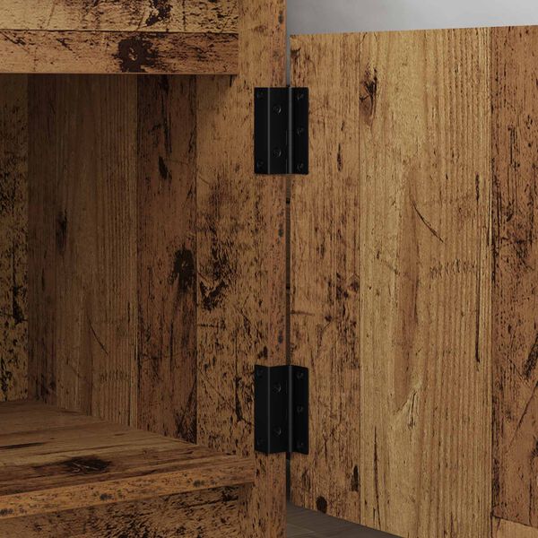 vidaXL P&aacute;nt 12 pcs Čierna 38 x 17 x 60 mm Železo