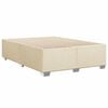 vidaXL Posteľn&yacute; r&aacute;m boxspring s matracom kr&eacute;mov&yacute; 160x200 cm l&aacute;tka