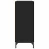 vidaXL Serv&iacute;rovacia skriňa Čierna 79,5 x 33 x 82 cm Kompozitn&eacute; drevo