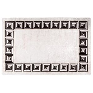 vidaXL Prateľn&yacute; koberec 80x150 cm bledob&eacute;žov&yacute;