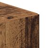 vidaXL Highboard Staré drevo 45 x 42.5 x 185 cm Kompozitné drevo