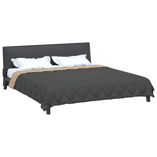 vidaXL Prikr&yacute;vka na cel&yacute; rok Antracitov&aacute; a taupe 240 x 260 cm