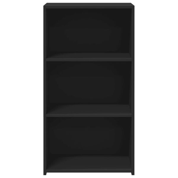 vidaXL Komoda čierna 50x41x93 cm kompozitné drevo