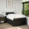 vidaXL Boxspring posteľ s matracom čierna 120x190 cm l&aacute;tka