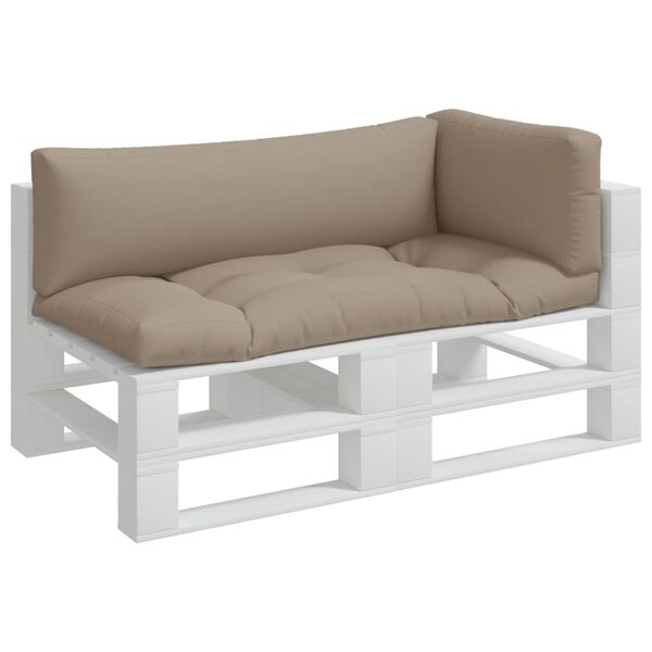 vidaXL Podložky na paletov&yacute; n&aacute;bytok 3 ks, sivohned&eacute;, l&aacute;tka