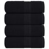 vidaXL Utierky na um&yacute;vanie FROGN 4 ks čierne 30x30 cm 360 g/m&sup2;