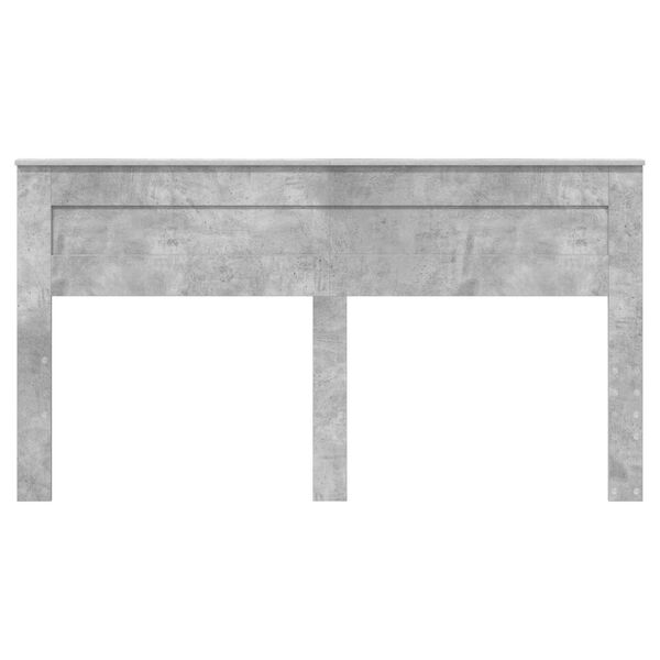 vidaXL Zadn&eacute; čelo Bet&oacute;nov&aacute; &scaron;ed&aacute; 200 cm Kompozitn&eacute; drevo