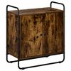 vidaXL Pr&iacute;born&iacute;k Dymov&yacute; dub 68 x 35 x 75 cm Kompozitn&eacute; drevo