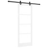 vidaXL Posuvn&eacute; dvere ORKDAL 83 x 211 cm Biela a čierna