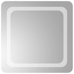 vidaXL LED k&uacute;peľňov&eacute; zrkadlo 50x50 cm