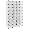 vidaXL Stojan na top&aacute;nky priehľadn&yacute; 93x36,5x140 cm PP