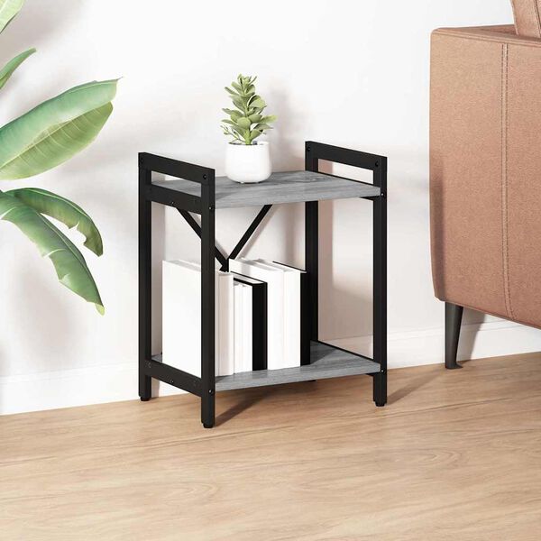 vidaXL Reg&aacute;l na knihy Siv&yacute; dub sonoma 40 x 30 x 50 cm Kompozitn&eacute; drevo