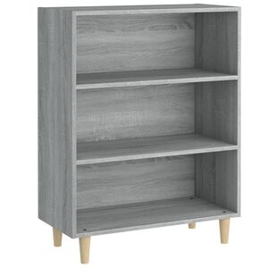 vidaXL Komoda siv&yacute; dub sonoma 69,5x32,5x90 cm spracovan&eacute; drevo
