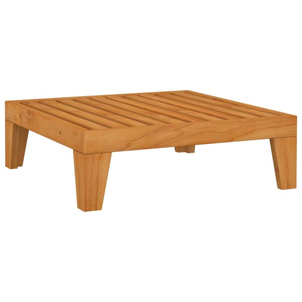 vidaXL Sekčná podnožka s tmavosivými podložkami akáciový masív