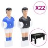 vidaXL Hr&aacute;či na stoln&yacute; futbal na 12,7 mm tyč 22 ks