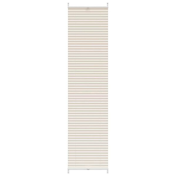 Skladaná žalúzia, 40x200cm, krémová