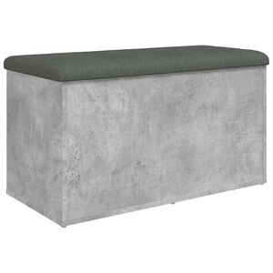 vidaXL &Uacute;ložn&aacute; lavička bet&oacute;nov&aacute; siv&aacute; 82x42x45 cm kompozitn&eacute; drevo