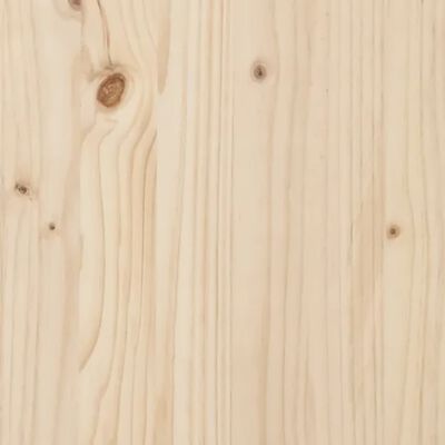 vidaXL Posteľný rám masívne drevo 200x200 cm