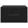 vidaXL Nočn&yacute; stol&iacute;k Čierny dub 35 x 35 x 20 cm Kompozitn&eacute; drevo