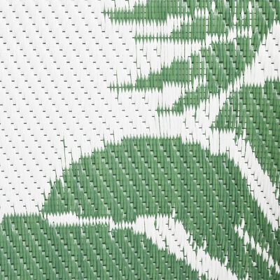 vidaXL Vonkajší koberec zelený 160x230 cm PP
