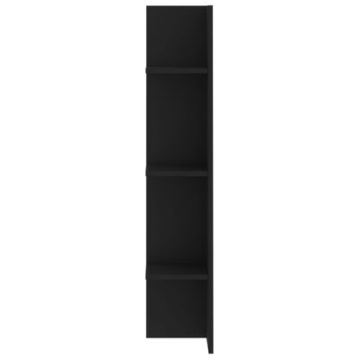 vidaXL TV skrinka, čierna 152x22x113 cm, kompozitné drevo