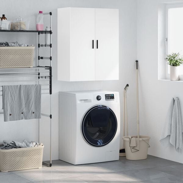 vidaXL Nástenná skrinka biela 69,5x34x90 cm