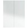 vidaXL Kúpeľňová zrkadlová skrinka 60x15x75 cm MDF lesklá biela